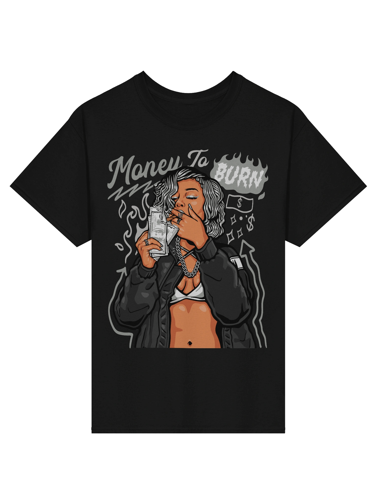 Money to Burn Unisex Streetwear Tee product image (1)