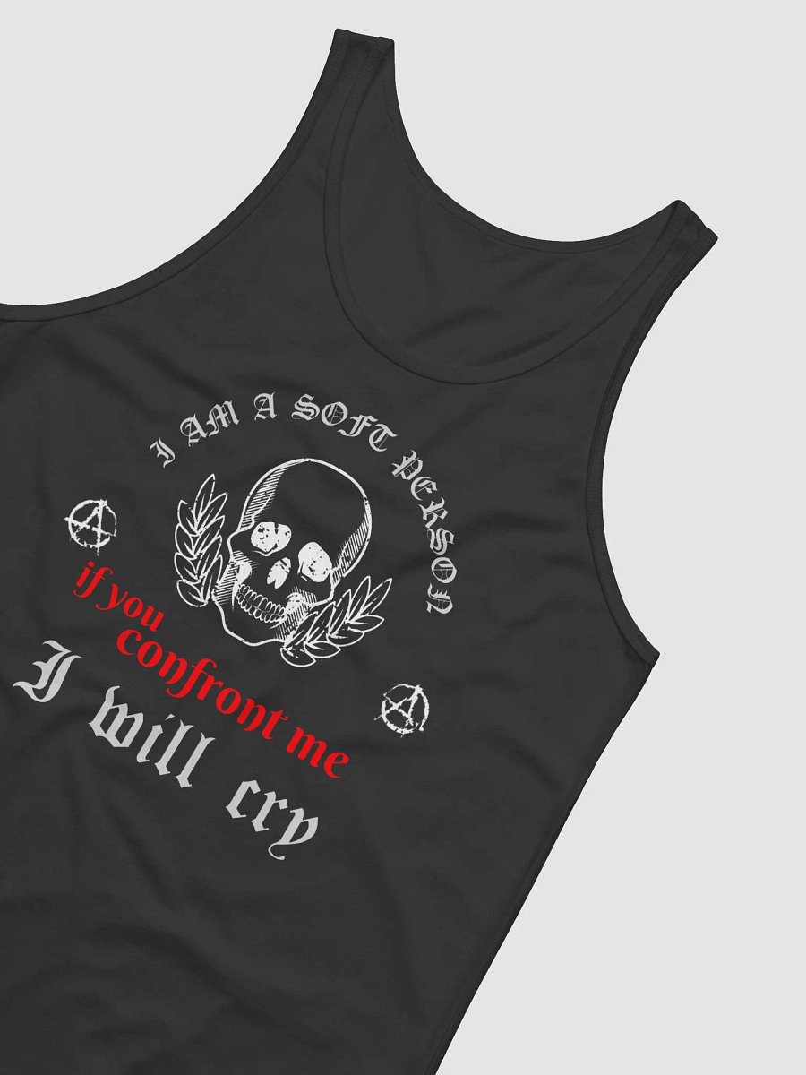 Soft Person unisex jersey tank top product image (3)