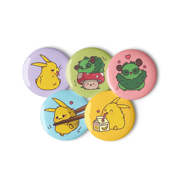 Raiden & Moku Pin Button Set product image (2)