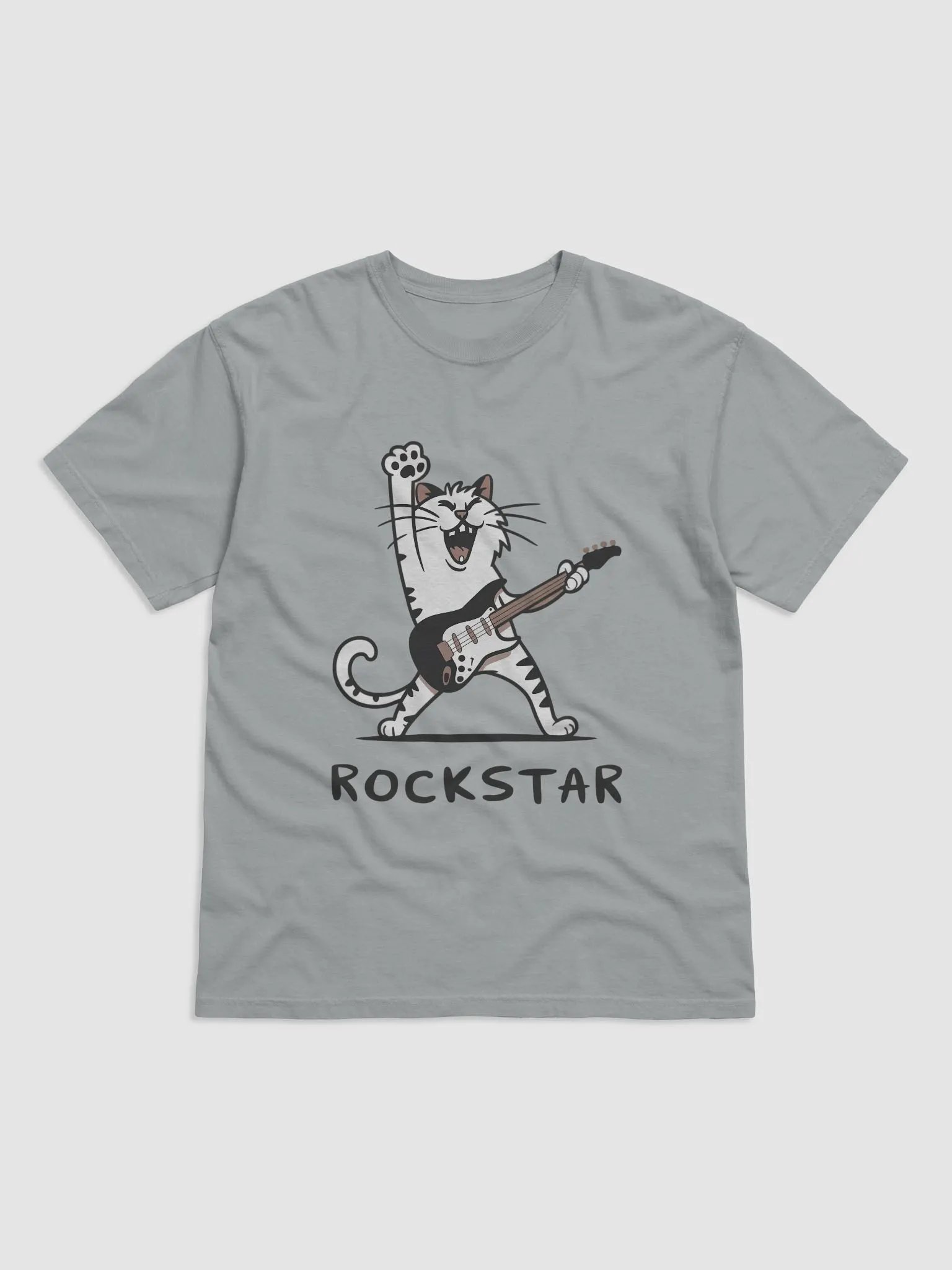 Rockstar Cat Guitarist Tee product image (1)