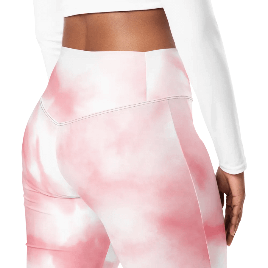 YesYes Pink Flare Leggings product image (7)
