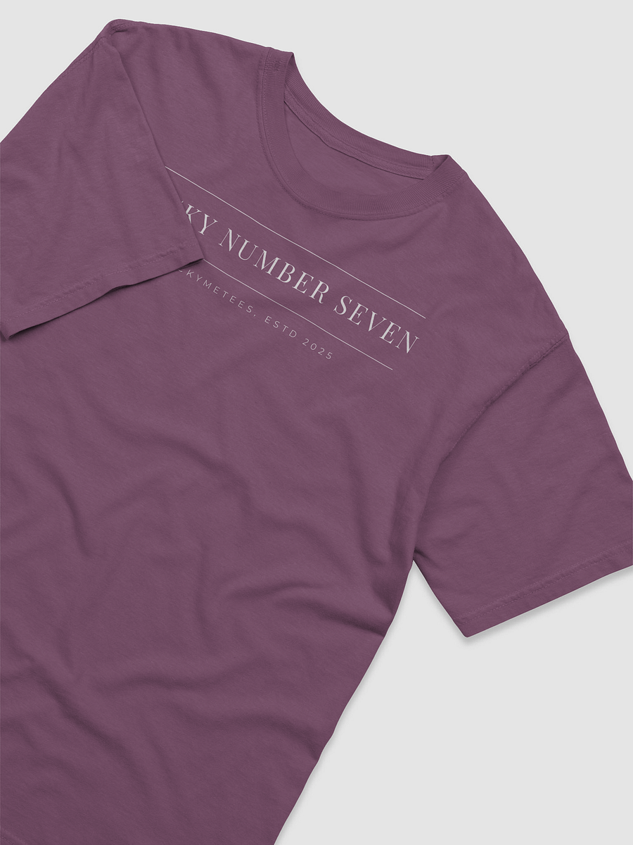 LUCKY NUMBER SEVEN Invisible Comfort: Ultra-Soft Cotton T-Shirt product image (20)