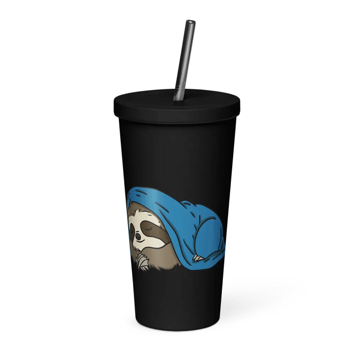 Insulated Tumbler with a Straw - Sleep product image (1)