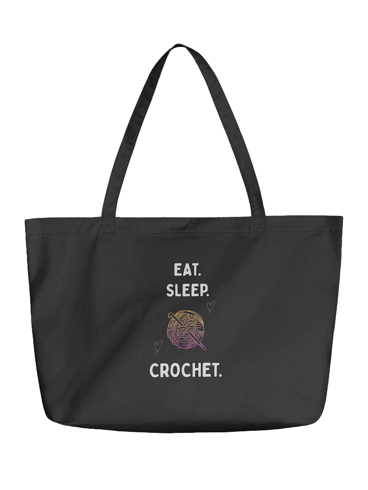 Eat Sleep Crochet Tote product image (1)