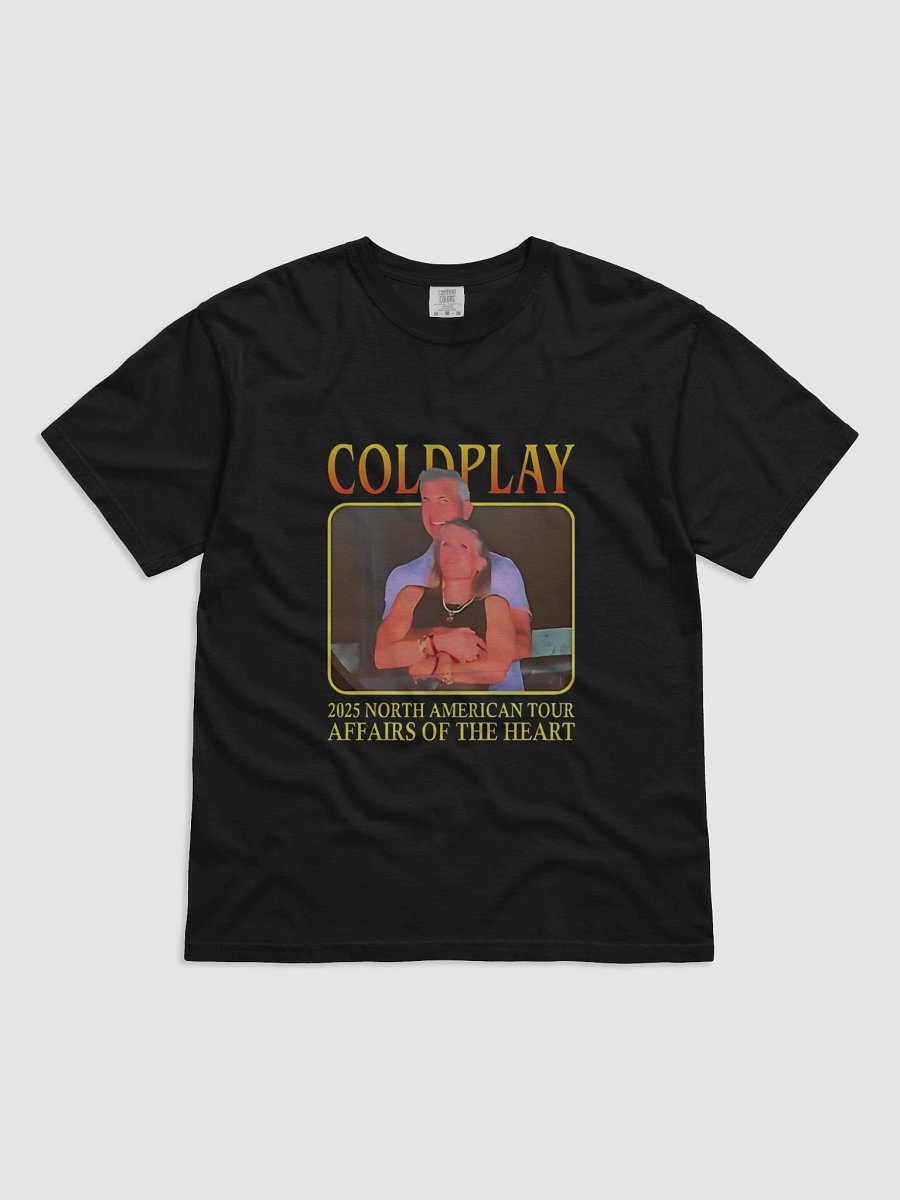 Affairs Of The Heart Meme Tee, Coldplay Kiss Cam 2025 Tour Shirt product image (1)