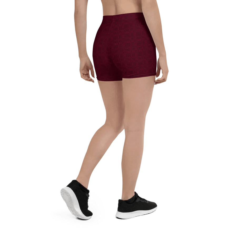 Yoga Shorts in Burgundy product image (10)