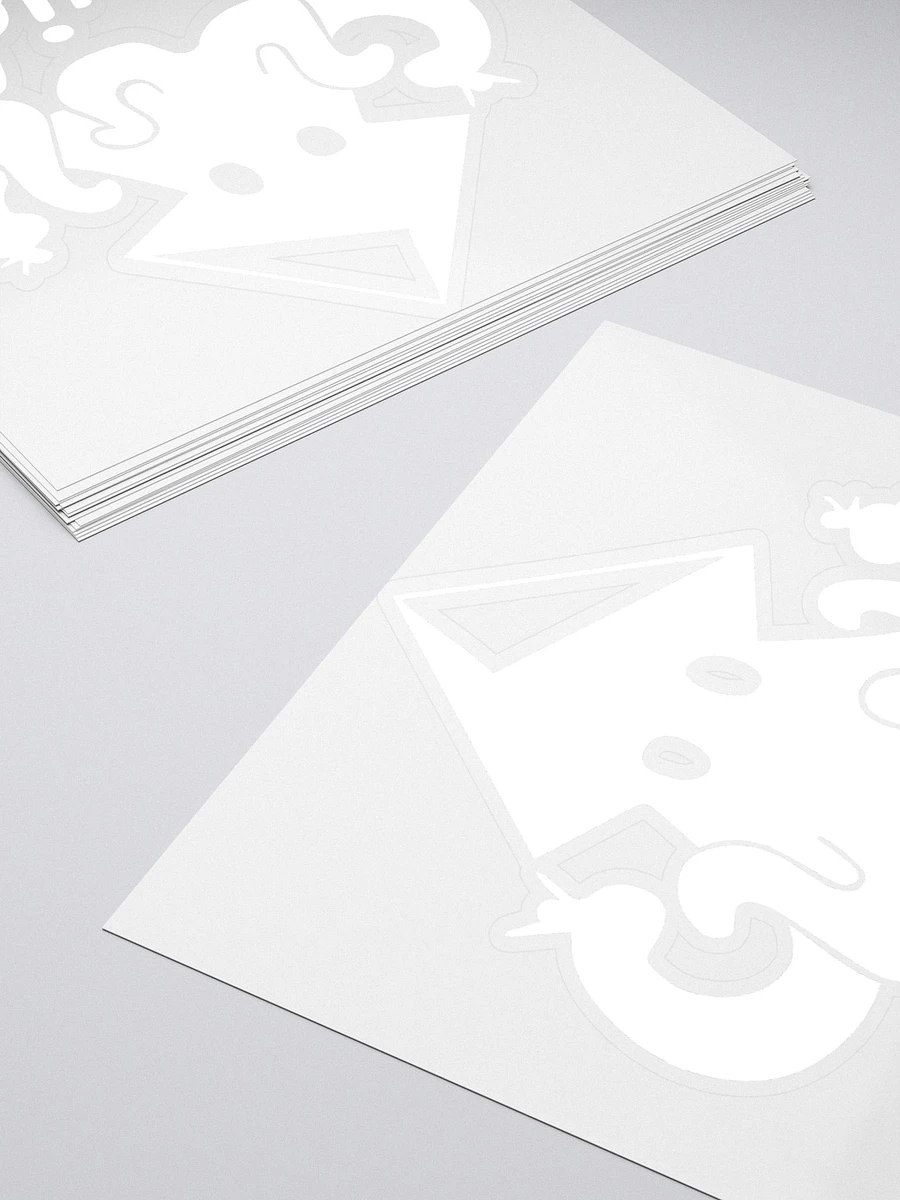 Squido Studio White Logo Stickers product image (4)