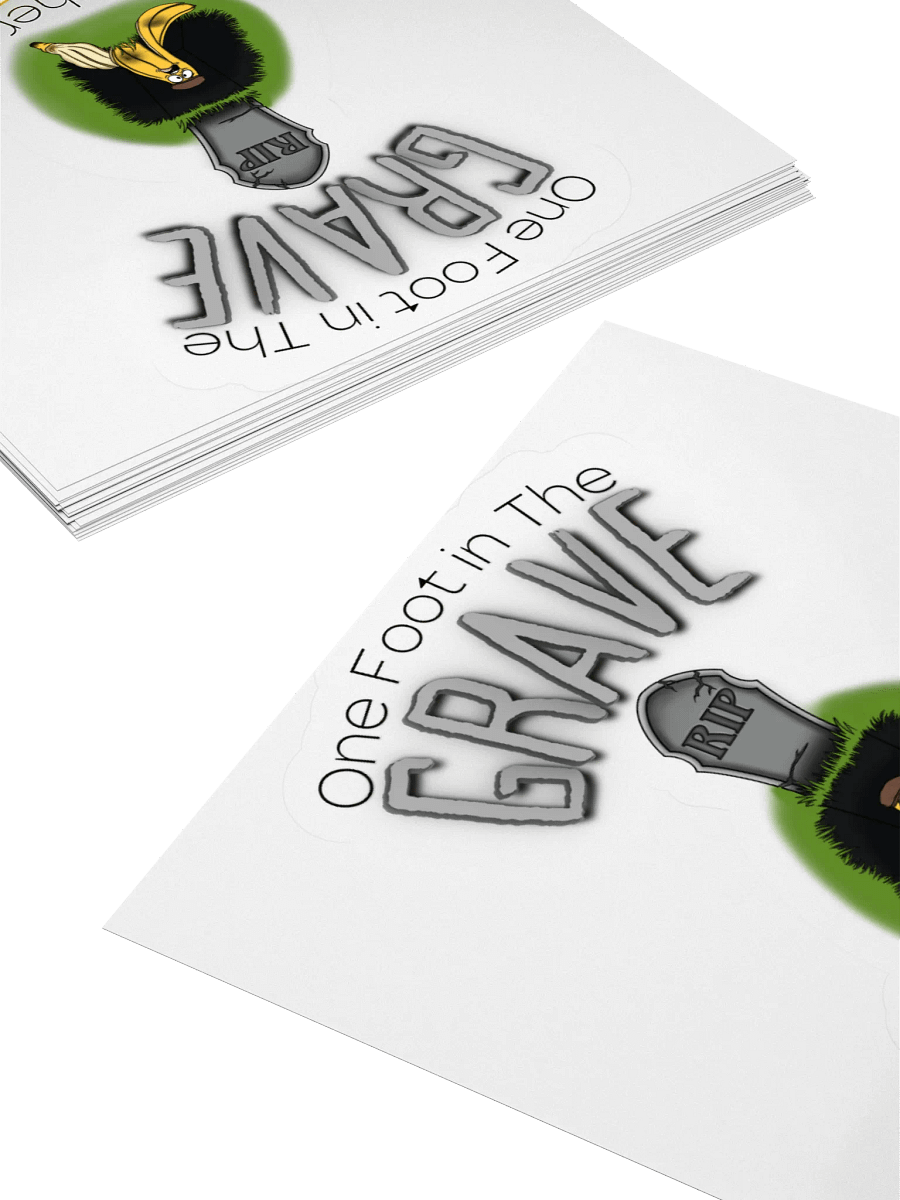 One Foot in the Grave Sticker product image (10)