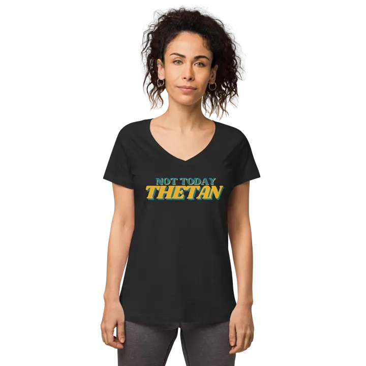 Not Today Thetan (Retro Version) - Ladies V-neck T-Shirt product image (1)