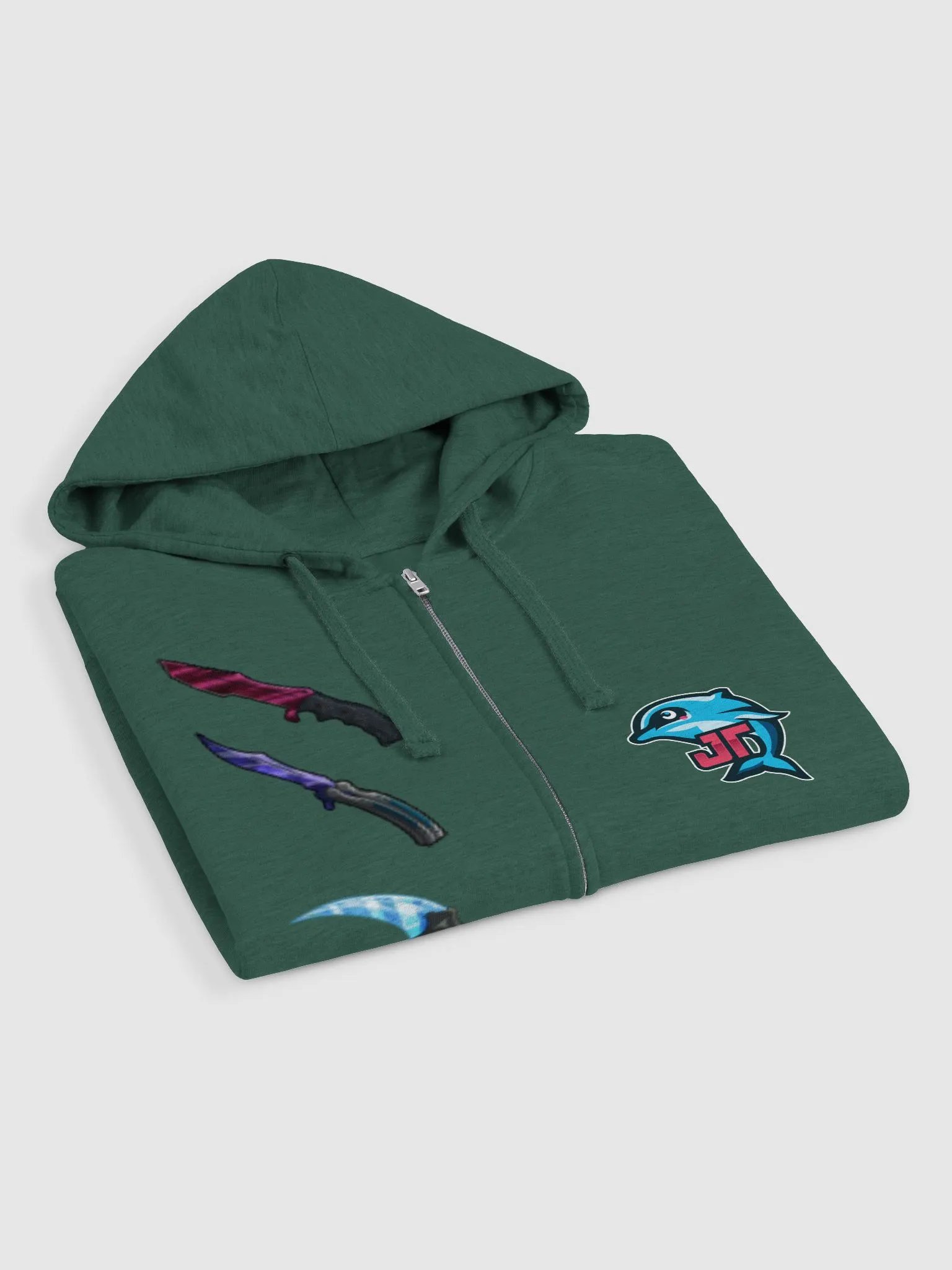 Vibrant Dolphin Logo Knives Set product image (9)