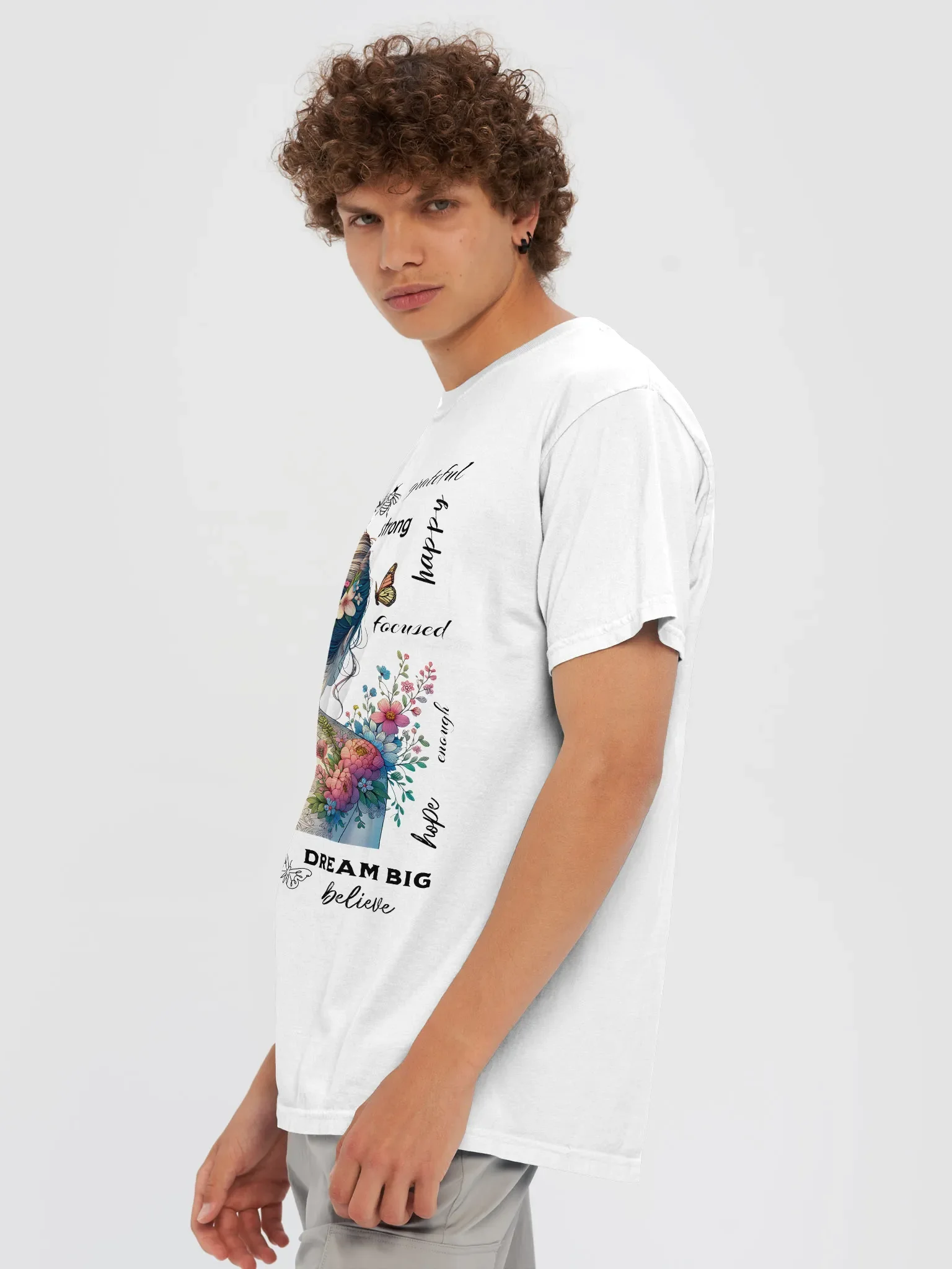 Positive Affirmations Relaxed Fit Unisex T-Shirt product image (7)