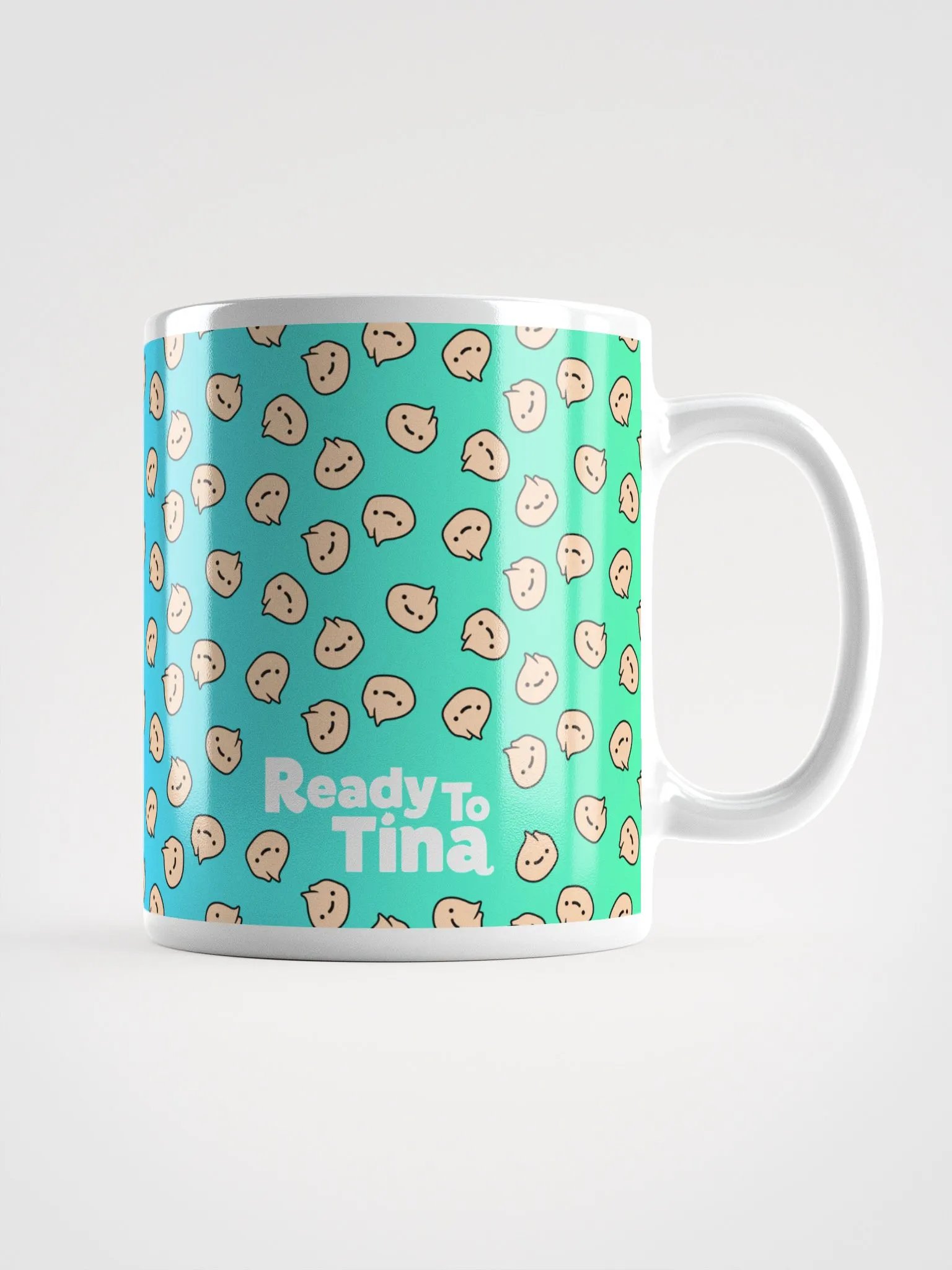 Dumpling | 1 | Pattern on Gradient | Glossy Mug product image (1)