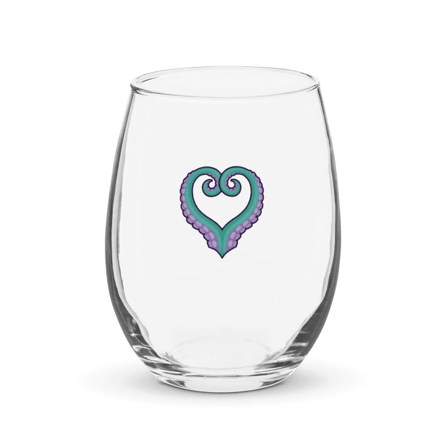 Tentacle Heart Wine Glass product image (1)