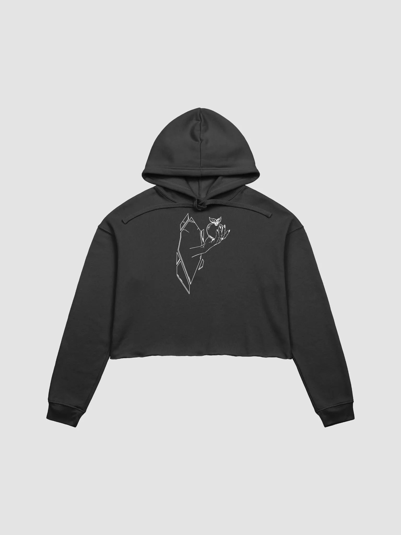 Hand in Mirror Crop Hoodie product image (2)