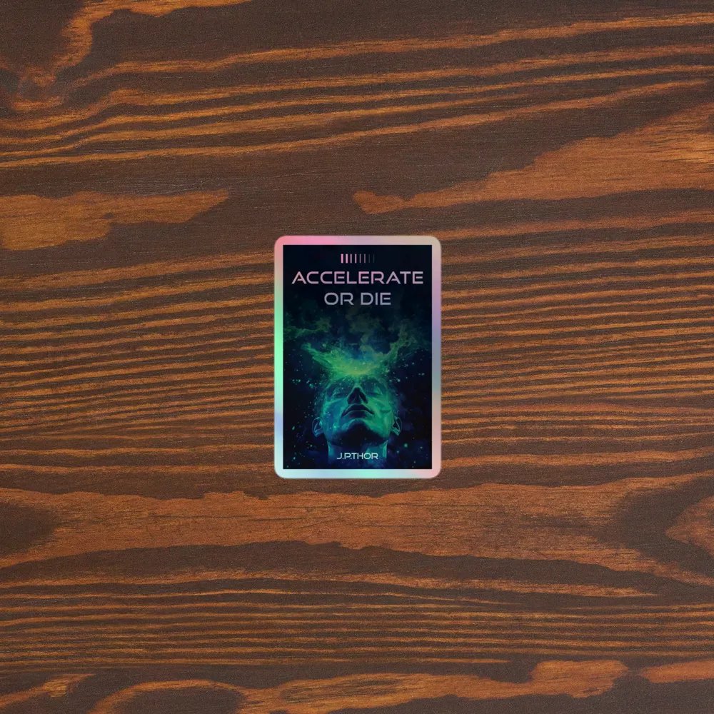 Accelerate or Die - SpaceBrains Holo Sticker product image (5)