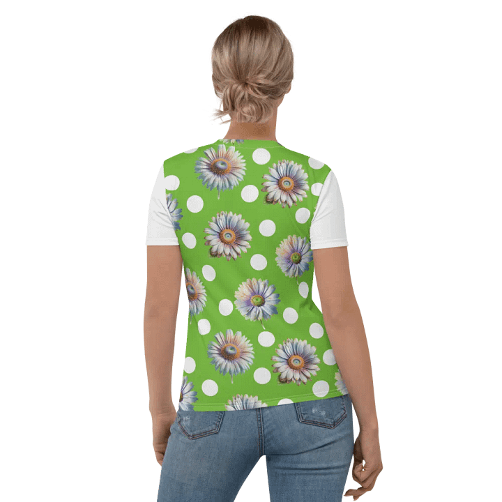 Lime Daisy & Dots T-shirt product image (2)