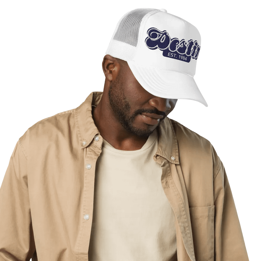 Y2K Throwback Destin EST. 1984 Embroidered Trucker Hat product image (54)