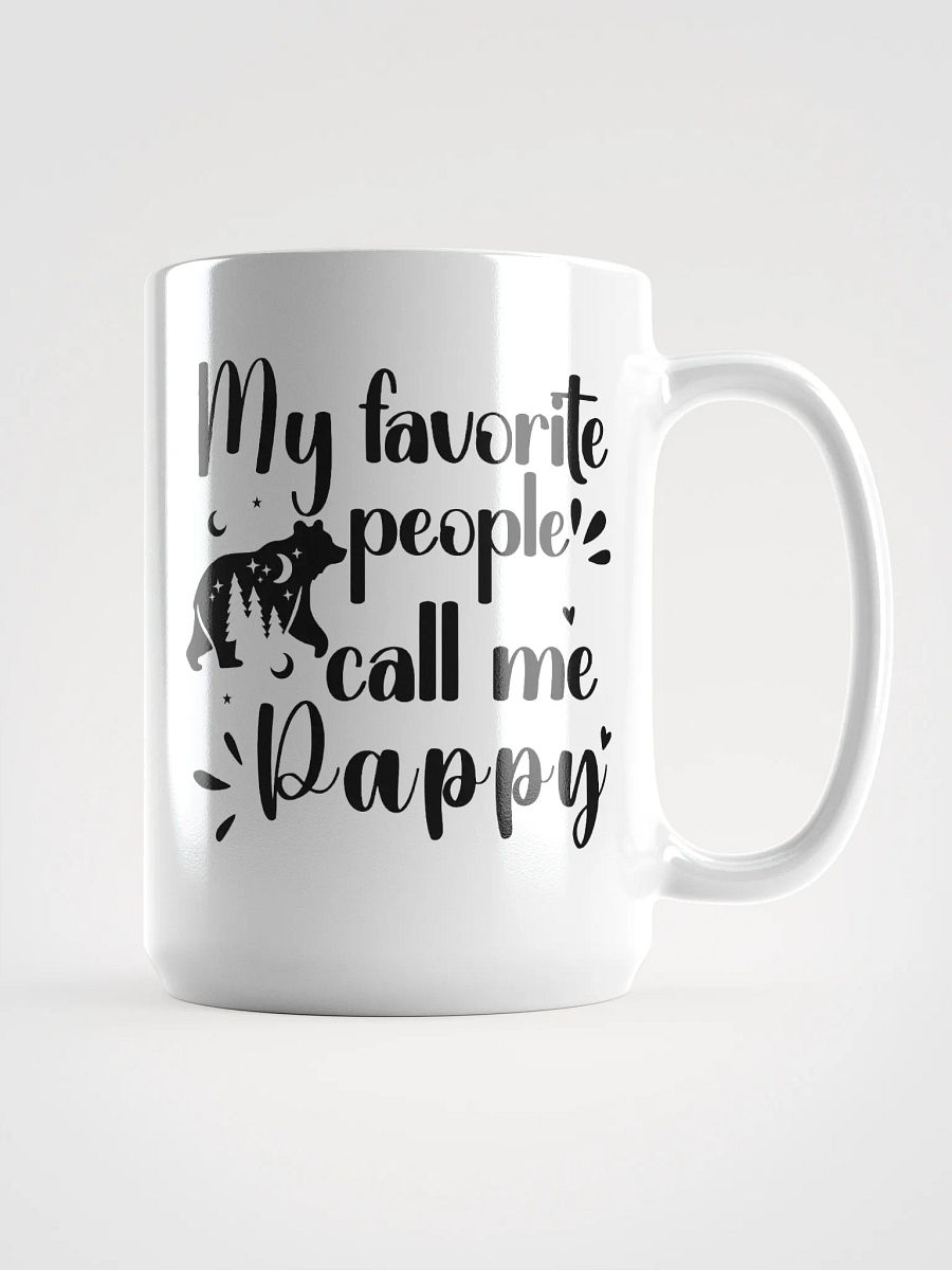 My Favorite People Call Me Pappy, Grandpa White Ceramic Mug product image (1)