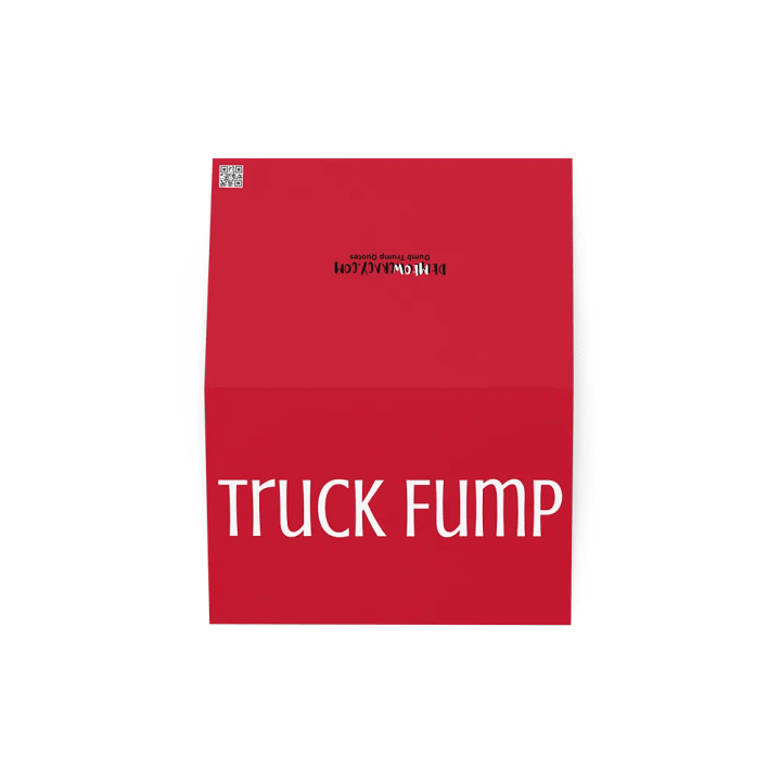 Truck Fump Red All Occasion Greeting Card product image (2)