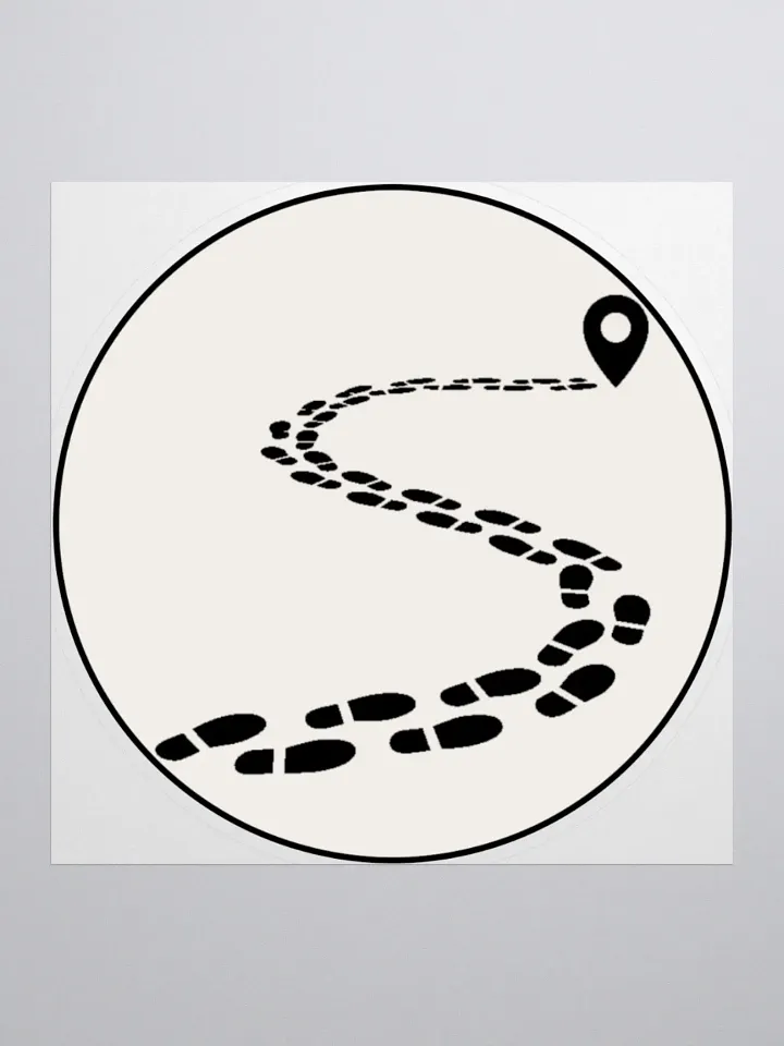 Single Step Logo Sticker product image (1)