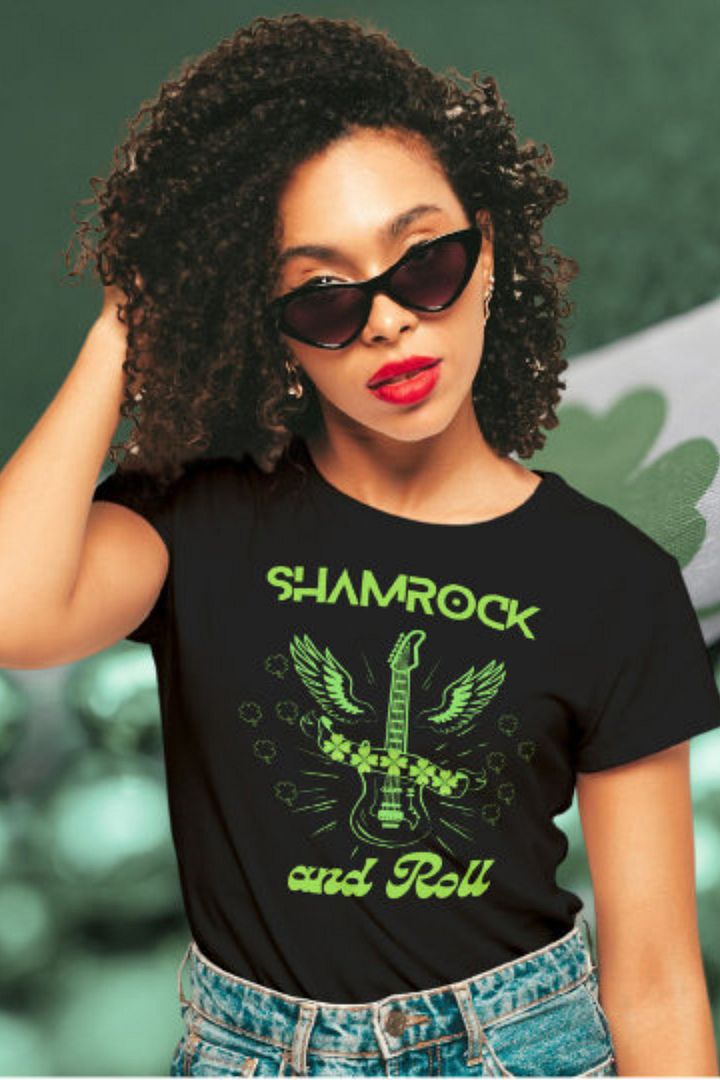 St Patricks Sham-Rock and Roll T-Shirt product image (1)
