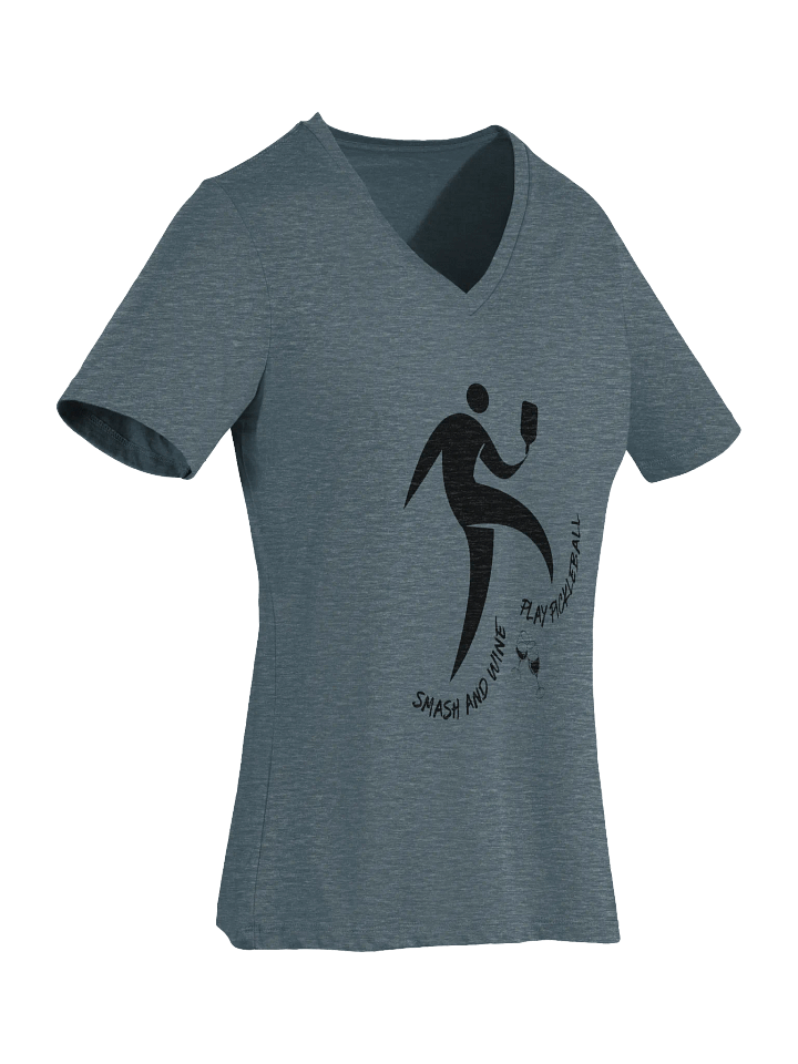 Smash and Wine Pickleball Women's V-Neck Tee product image (5)