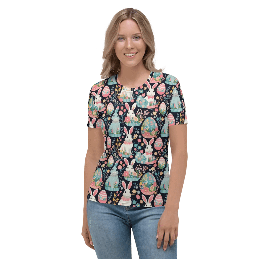Easter Pattern All Over Print T-shirt product image (2)