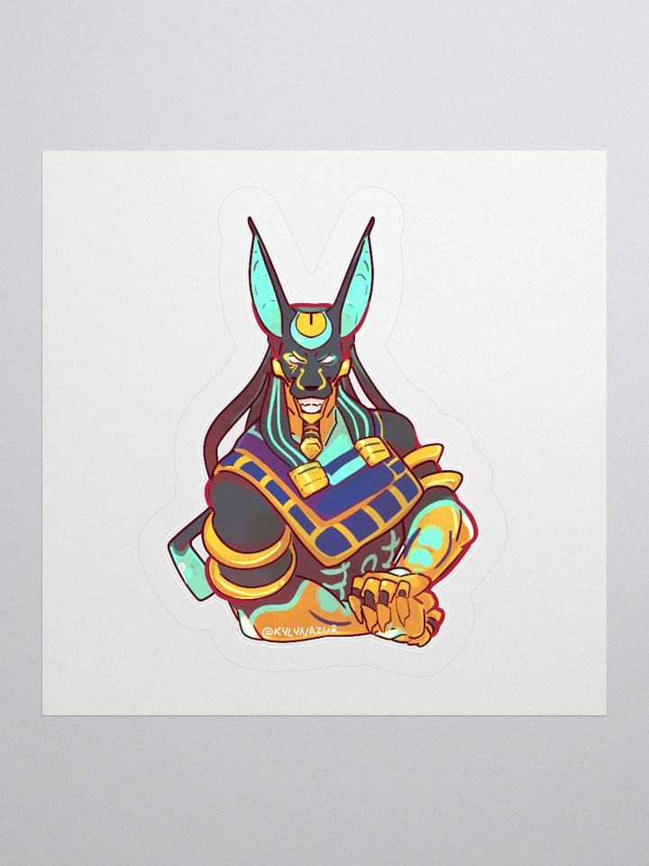 Cyber Anubis Sticker product image (3)