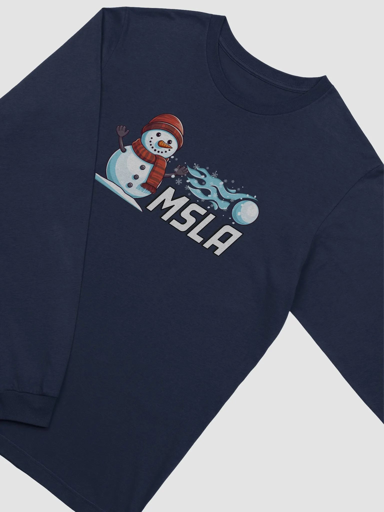 MSLA Holiday Snowman Long Sleeve T-Shirt product image (1)