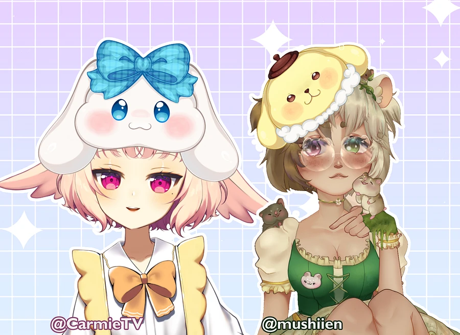 Kawaii Hat Vtuber Asset | Stream Decor product image (4)