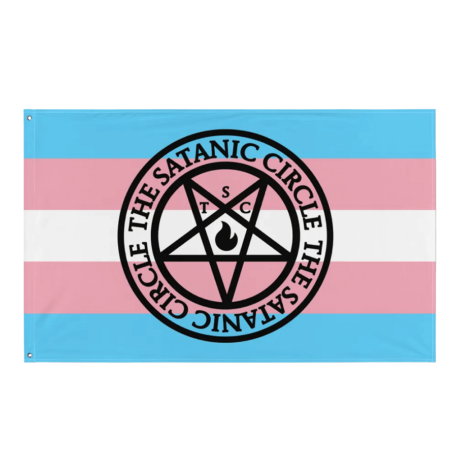 The Satanic Circle - Indoor Trans Flag product image (1)