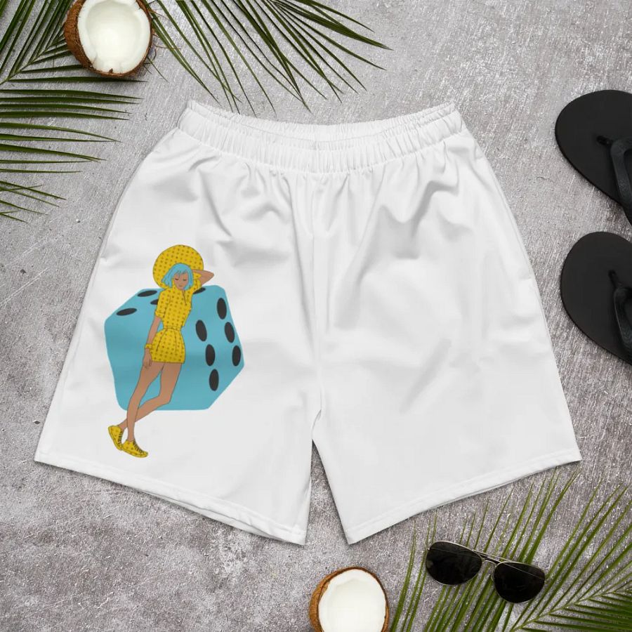 DiceyG-All-Over Print Athletic Long Shorts product image (10)