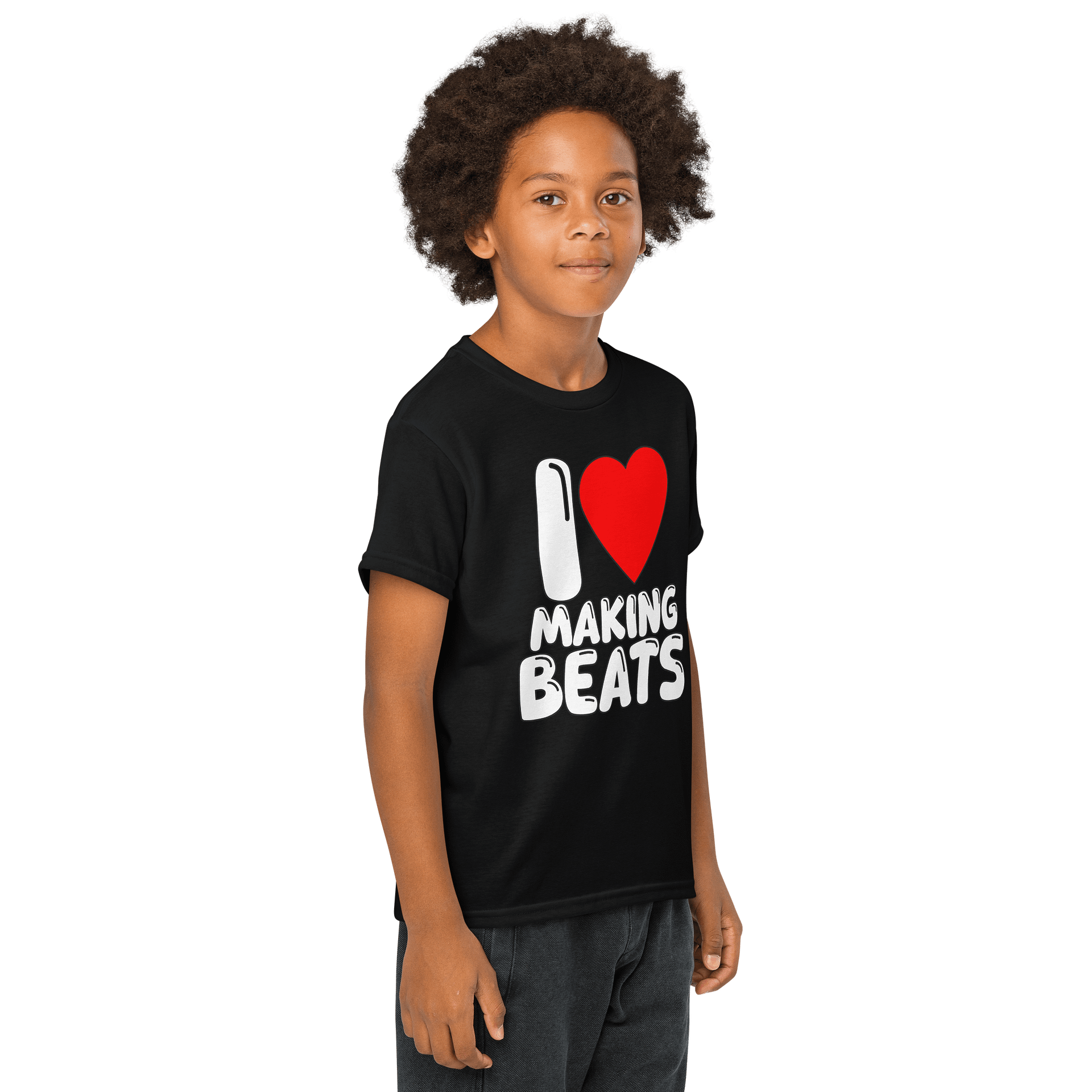 I Love Making Beats Funny T-Shirt For Kids product image (4)