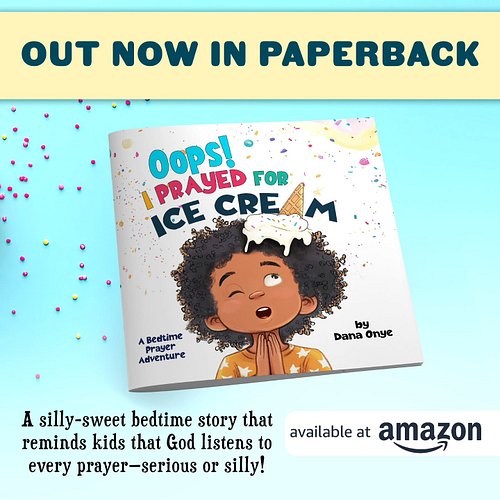 📚🍦 BIG NEWS! 🍦📚

The paperback of Oops! I Prayed for Ice Cream is officially here! 🙌🎉
Now your little ones can hold it, flip ...