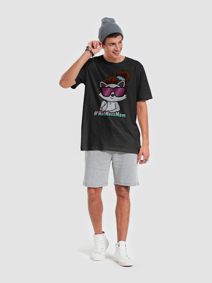 Brunette Hot Mess Mom T-Shirt product image (57)