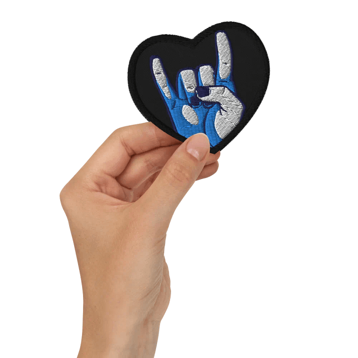 Love And Rock Embroidered Patch product image (2)