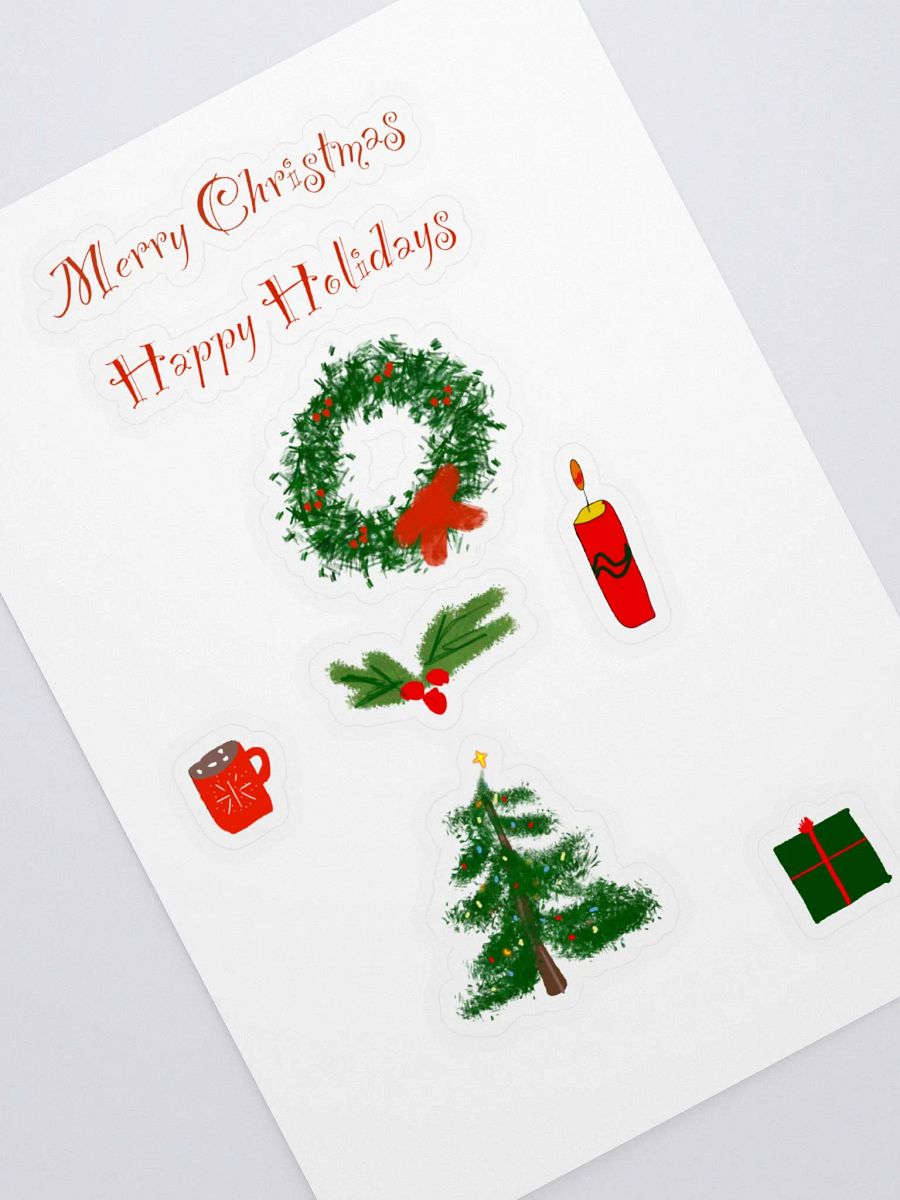Festive Holiday Sticker Sheet Set product image (2)
