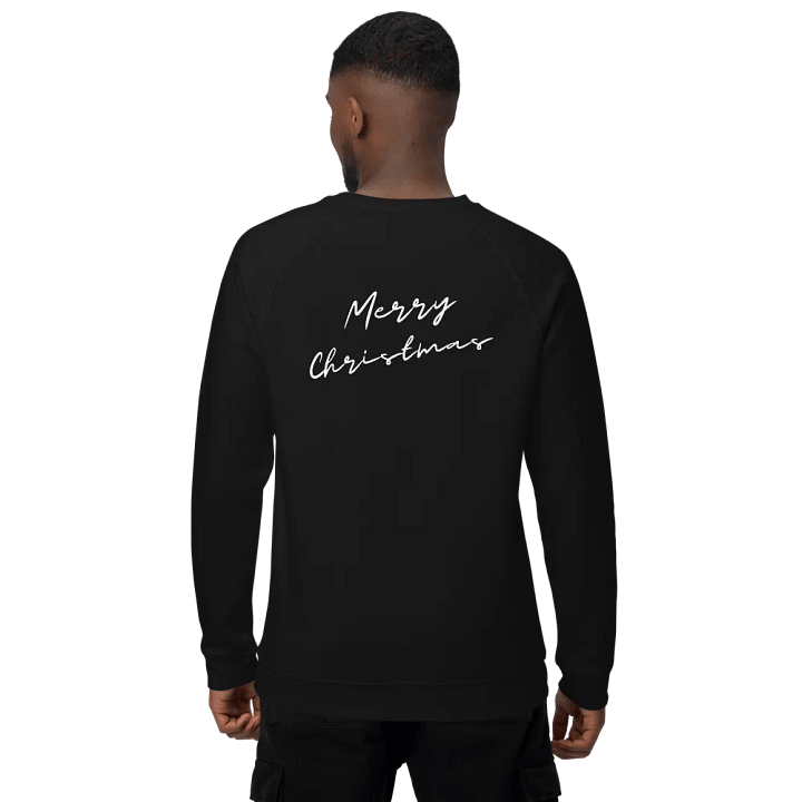 Festive Merry Christmas Organic Sweatshirt product image (2)