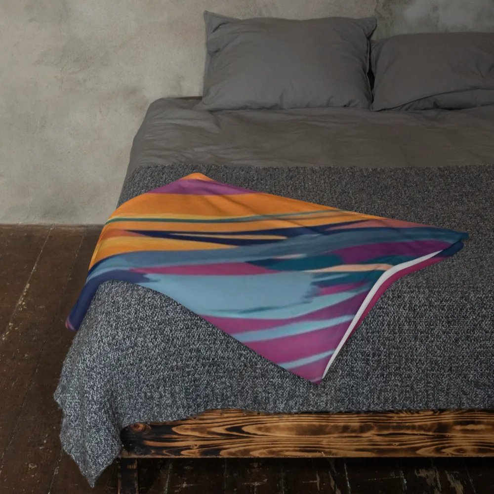 Watercolor 3D Eagle Throw Blanket product image (12)