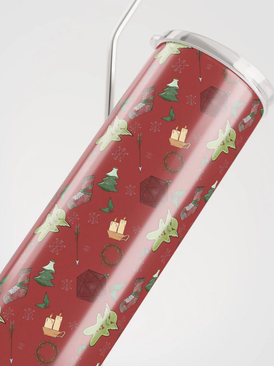 D&D Christmas Goblin - Stainless Steel Bottle Tumbler product image (4)