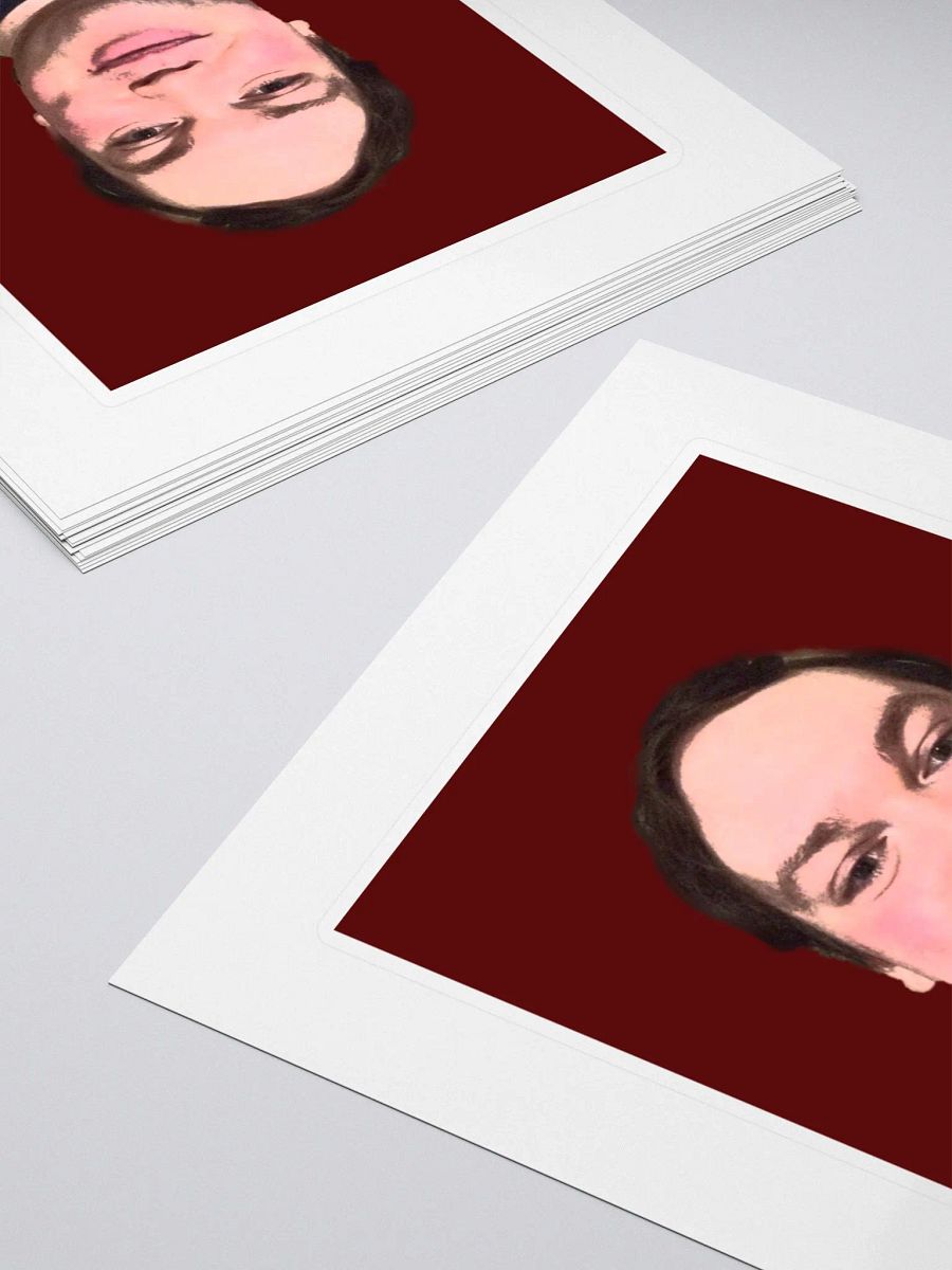 Kevin Tierney Headshot Oil Painting Sticker product image (14)