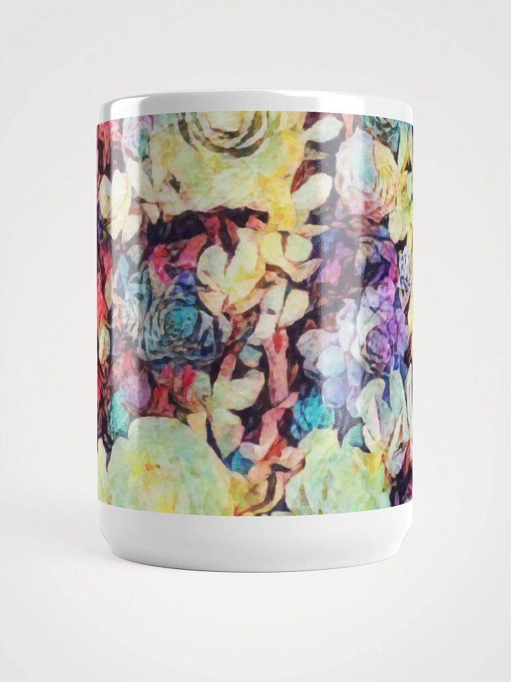 Abstract Graphic | White Coffee Mug | Enchanting Succulent product image (2)