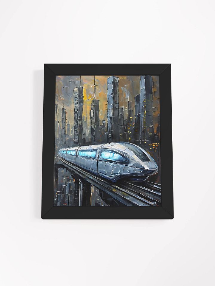 Futuristic Cityscape Framed Poster product image (2)