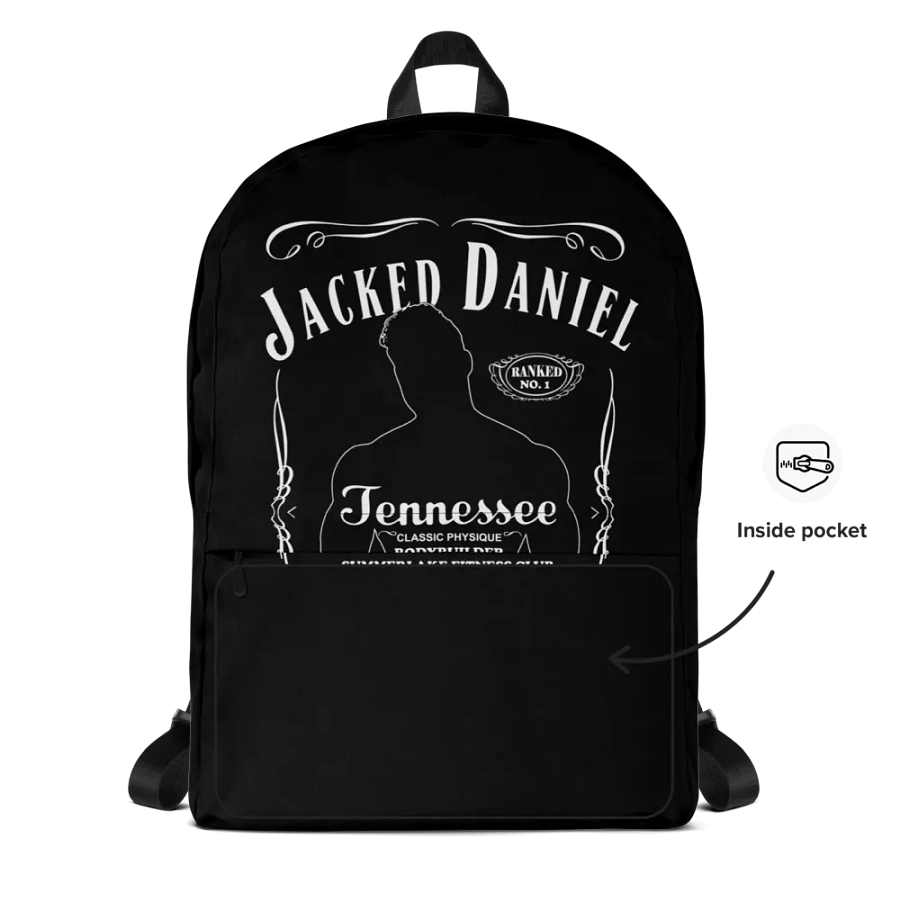 Jacked Daniel Large Print Backpack product image (12)