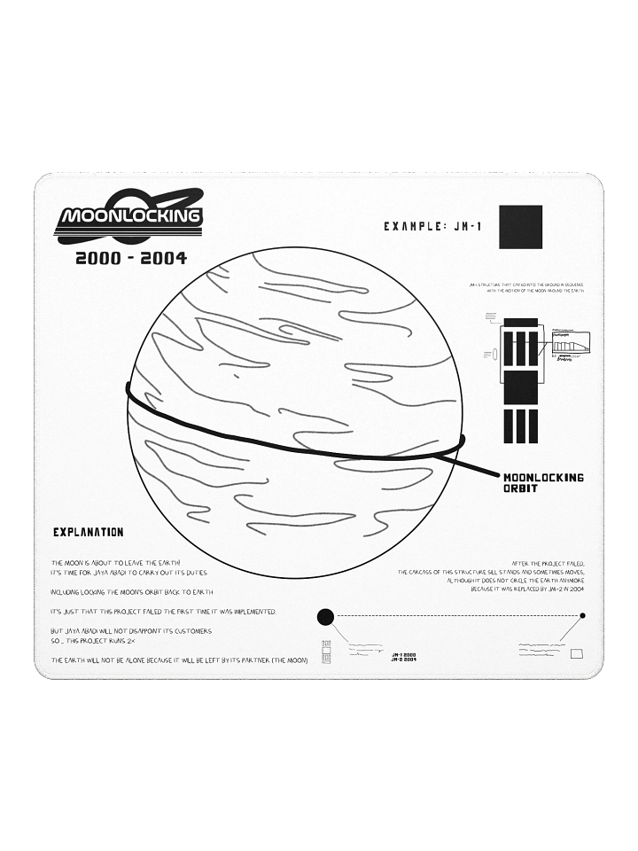 DESKMAT | MOONLOCKING (WHITE EDITION) product image (3)