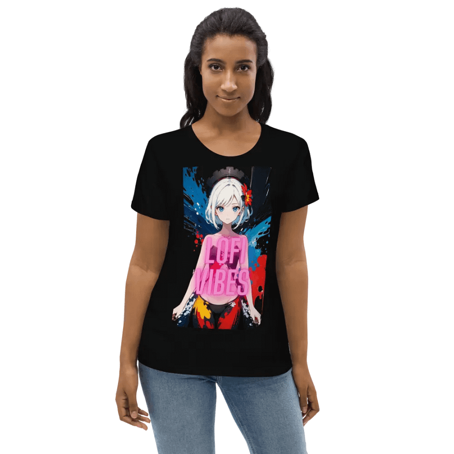 Lofi Vibes Fan T-Shirt Women product image (6)