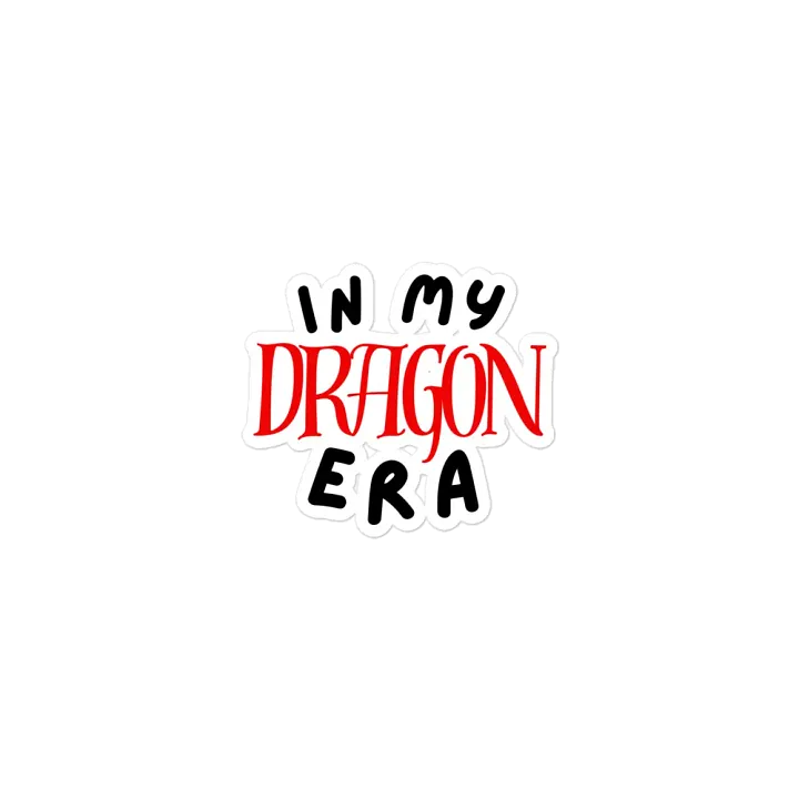 In My Dragon Era Black & Red Magnet product image (1)