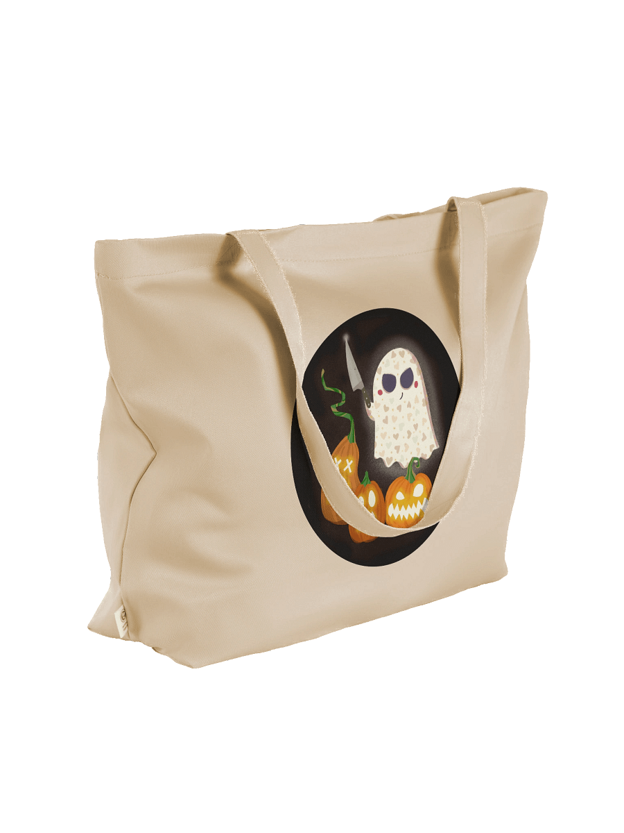 Little Ghost Pumpkin Carver - Tote Bag product image (3)