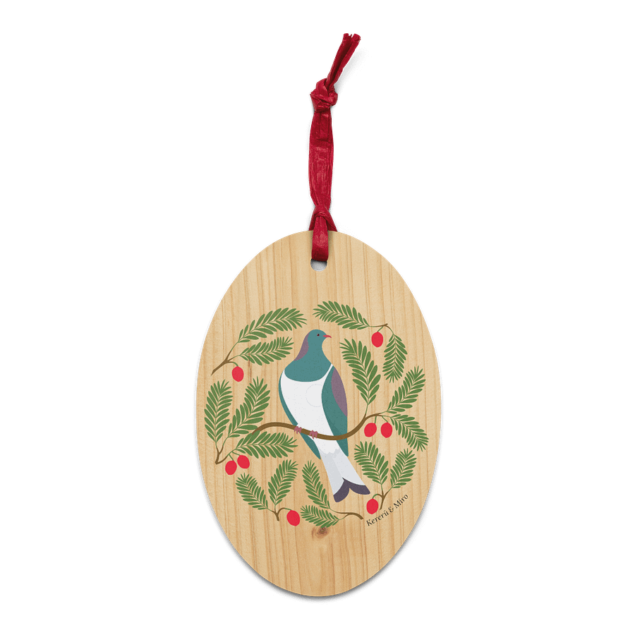 Kererū in Miro Wooden Ornament product image (2)