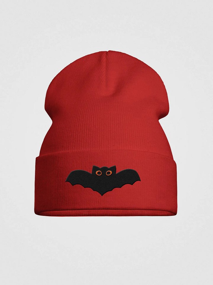 Spooky Eyes Embroidered Knit Beanie product image (1)